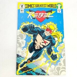 Comics Greatest World Rebel Week 1 Dark Horse 1993 Jerry Ordway Cover Superhero